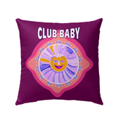 Jack and the Beanstalk Outdoor Pillow on a patio chair